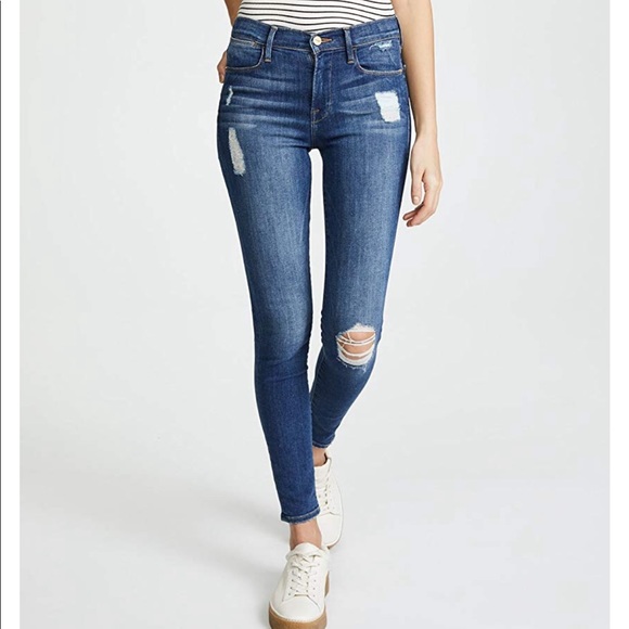 Frame Denim Denim - Frame | Le High Skinny Distressed Jeans 32